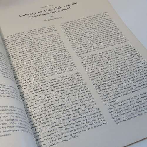 Original 1976 guide to the Voortrekkermonument