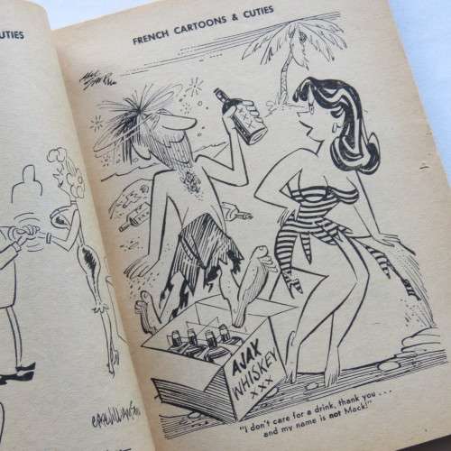 Vintage cartoon book French cartoons and cuties - March 1959