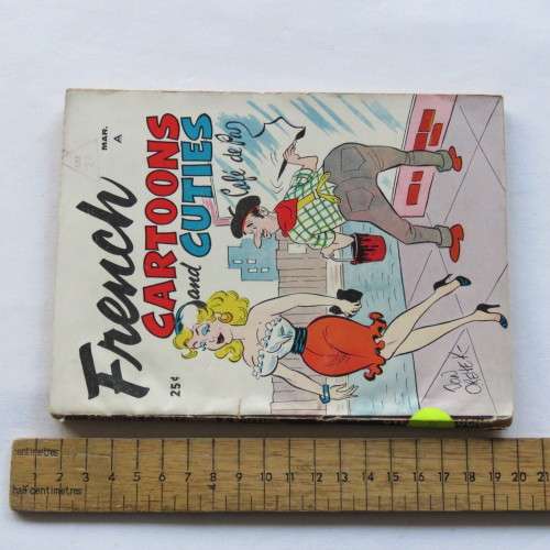 Vintage cartoon book French cartoons and cuties - March 1959