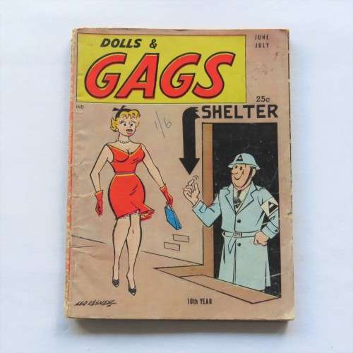 Vintage cartoon book Dolls and Gags - June/July 1961