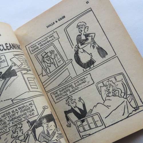 Vintage cartoon book Dolls and Gags - June/July 1961