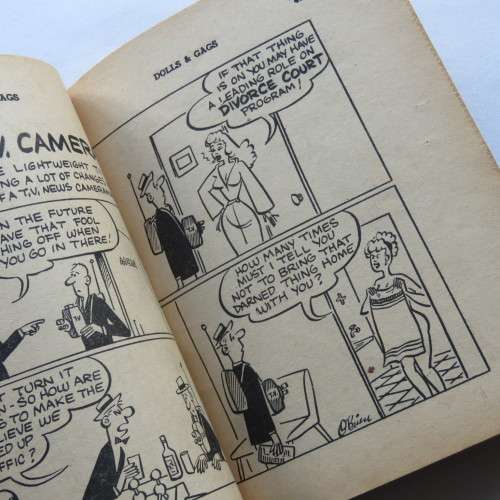 Vintage cartoon book Dolls and Gags - June/July 1961