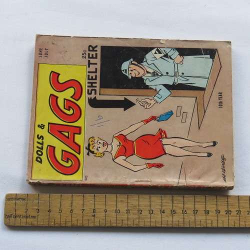 Vintage cartoon book Dolls and Gags - June/July 1961