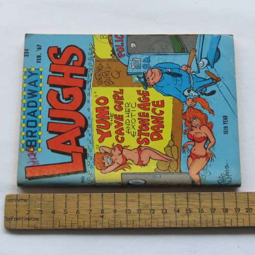 Vintage cartoon book Broadway Laughs - February 1967