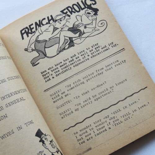 Vintage Cartoon book French Cartoons and Cuties - April 1959