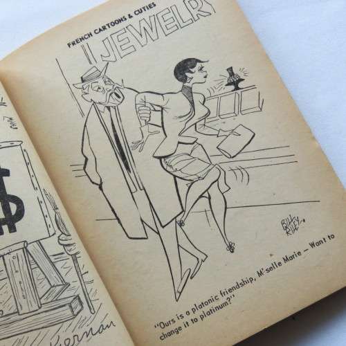 Vintage Cartoon book French Cartoons and Cuties - April 1959