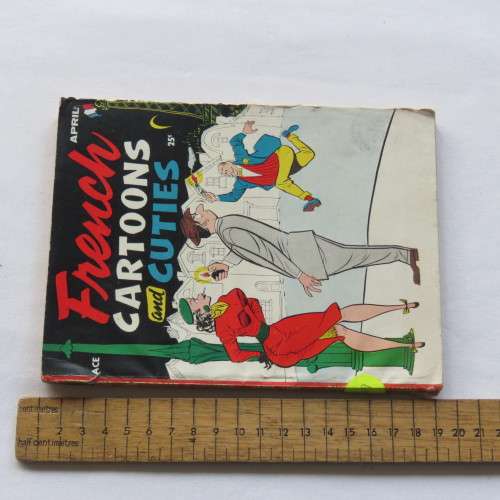 Vintage Cartoon book French Cartoons and Cuties - April 1959