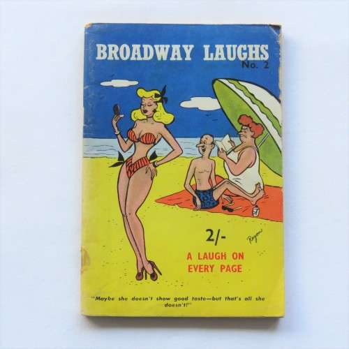 Vintage cartoon book No 2 June 1956 Broadway Laughs