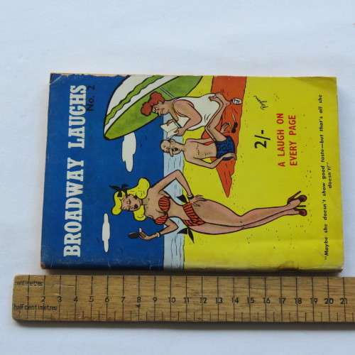 Vintage cartoon book No 2 June 1956 Broadway Laughs