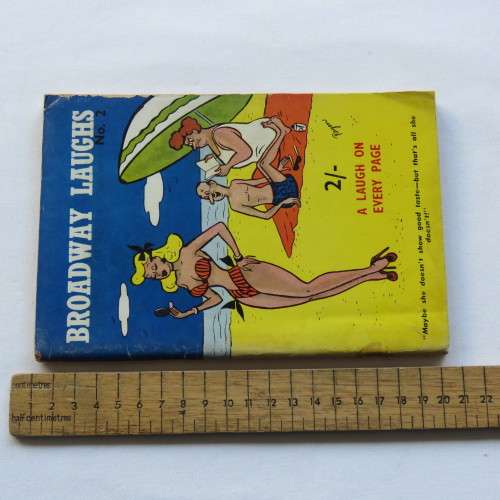 Vintage cartoon book No 2 June 1956 Broadway Laughs