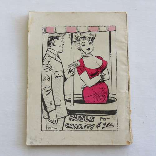 Vintage cartoon book Army Fun March April 1960