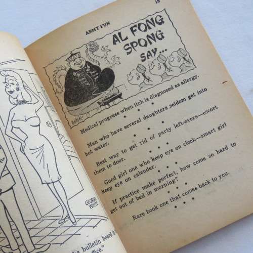 Vintage cartoon book Army Fun - August 1962