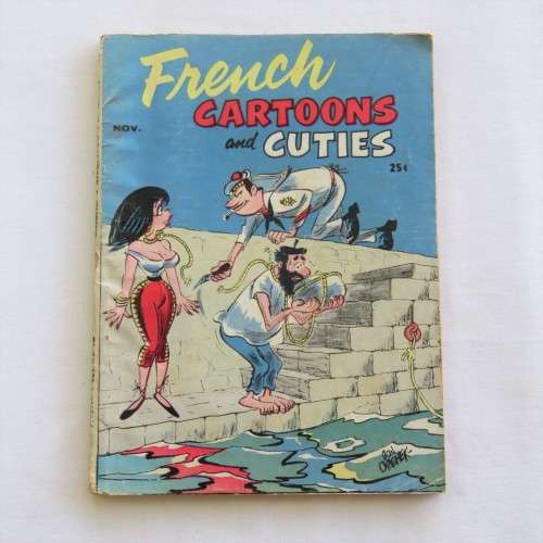 Vintage cartoon book French cartoons and cuties - No 1962