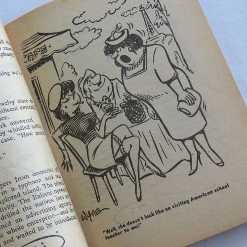 Vintage cartoon book French cartoons and cuties - No 1962