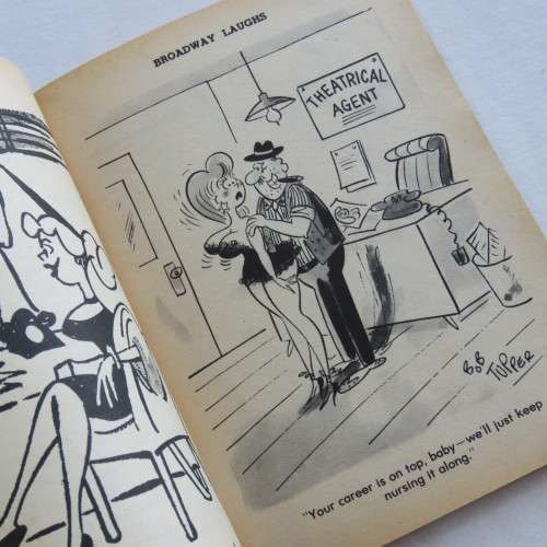 Vintage cartoon book Broadway Laughs - December 1968