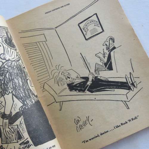 Vintage cartoon book French Cartoons and Cuties Oct 1960