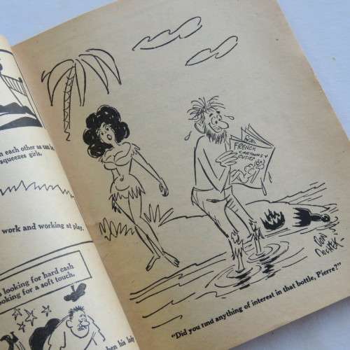 Vintage cartoon book French Cartoons and Cuties Oct 1960