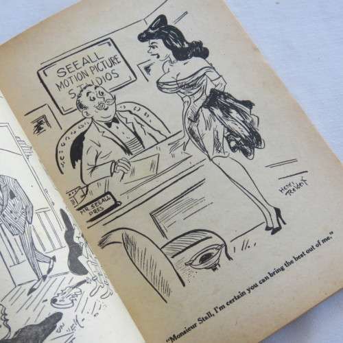 Vintage cartoon book French cartoons and cuties April 1957