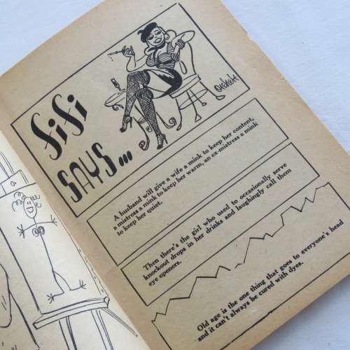 Vintage cartoon book French cartoons and cuties - July 1960