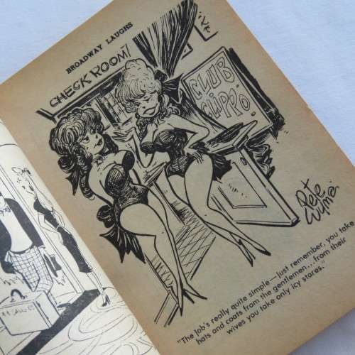 Vintage cartoon book Broadway Laughs February 1965