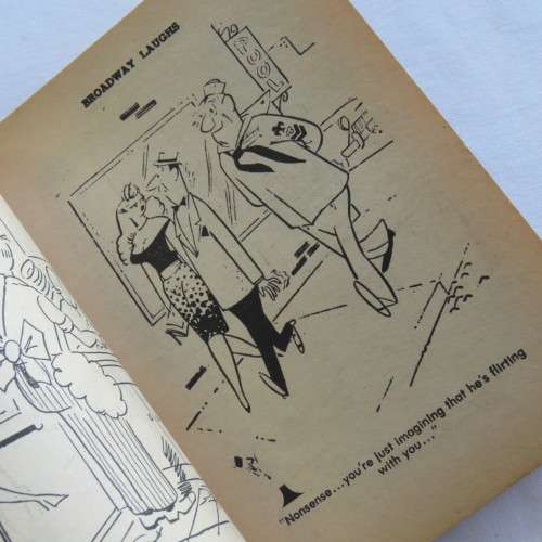 Vintage cartoon book Broadway Laughs February 1965