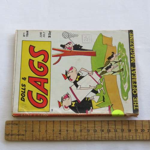 Vintage Cartoon book Dolls and Gags June/July 1959