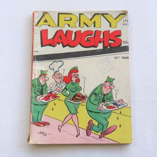 Vintage cartoon book Army laughs - April/May - 1959