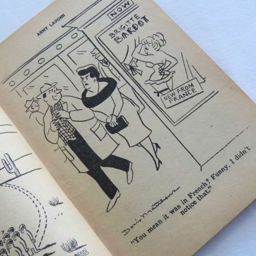 Vintage cartoon book Army laughs - April/May - 1959