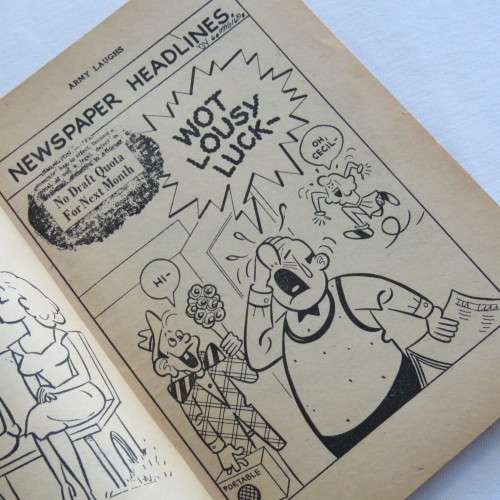 Vintage cartoon book Army laughs - April/May - 1959