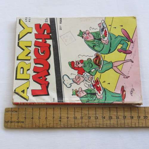 Vintage cartoon book Army laughs - April/May - 1959