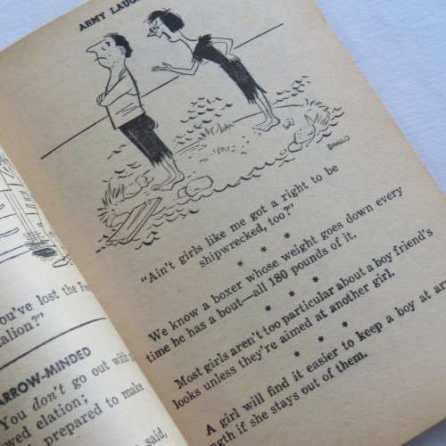 Vintage cartoon book - Army Laughs - January 1962