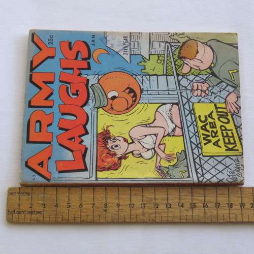 Vintage cartoon book - Army Laughs - January 1962