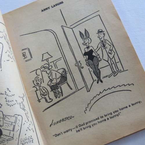 Vintage cartoon book - Army Laughs - November 1964