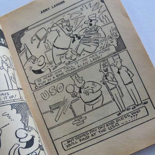 Vintage cartoon book - Army Laughs - November 1964