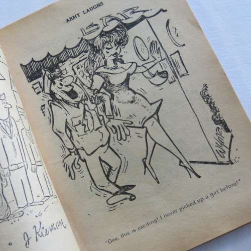 Vintage cartoon book - Army Laughs - November 1964