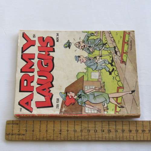 Vintage cartoon book - Army Laughs - November 1964