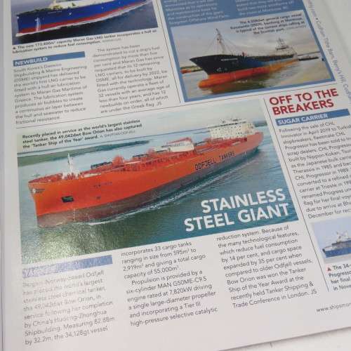 Lot of 3 Ships Monthly magazines - Dec 2019, Jan 2020, Feb 2020