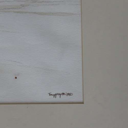 Tony Grogan watercolour painting of Great Fish River Mouth