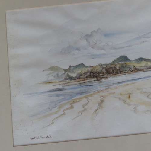 Tony Grogan watercolour painting of Great Fish River Mouth