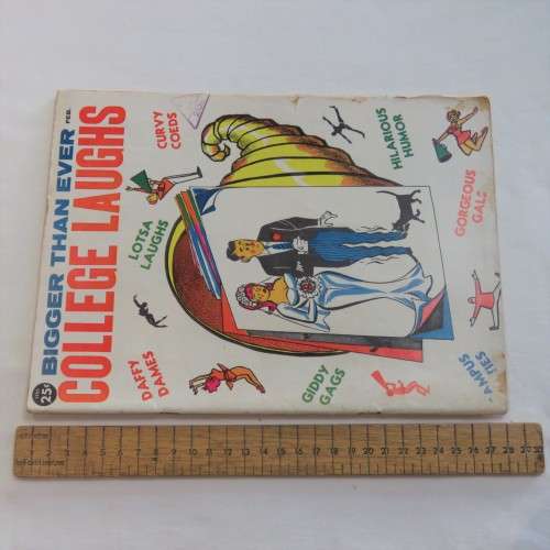 College Laughs no 22 February 1962 cartoon and joke book