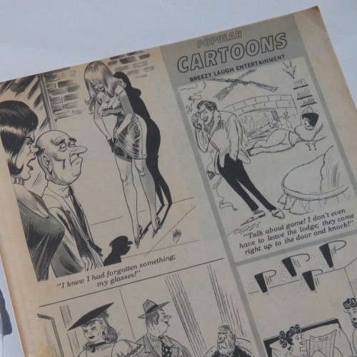 Popular Cartoons magazine no 10 cartoon and joke book