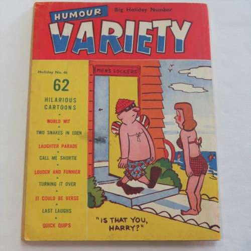 Humour Variety cartoon and joke book - Holiday no.46 - Vintage