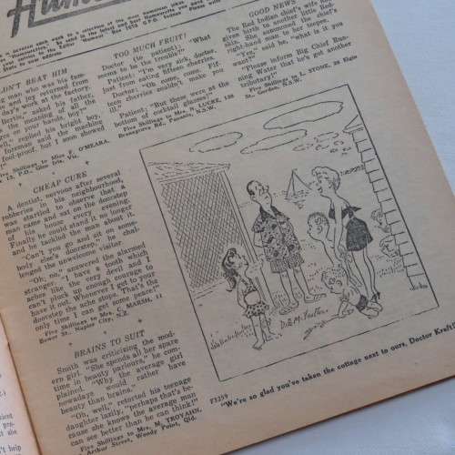 Humour cartoon and joke book - April 1959