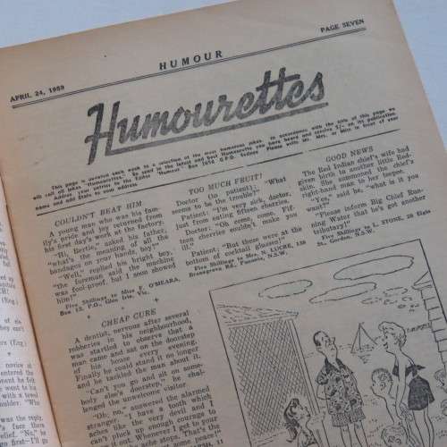 Humour cartoon and joke book - April 1959
