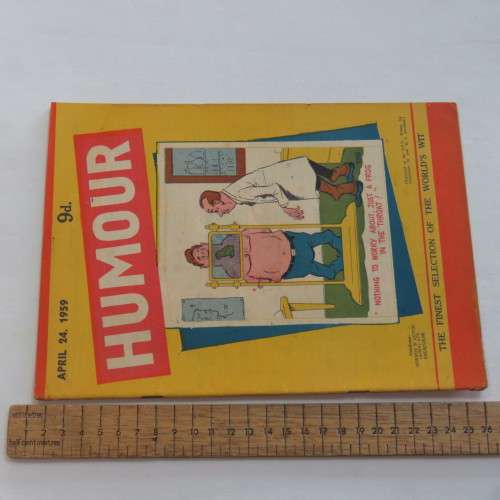 Humour cartoon and joke book - April 1959