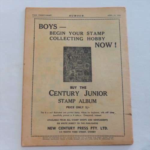 Humour cartoon and joke book - April 1959