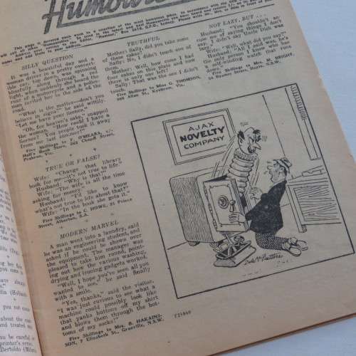 Humour Cartoon and joke book - November 1960