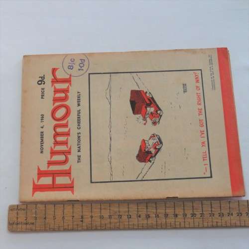 Humour Cartoon and joke book - November 1960