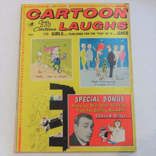 Cartoon Laughs July 1968 - No 4 Cartoon and joke book