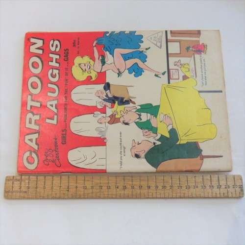 Cartoon Laughs no 10 1964 cartoon and joke book